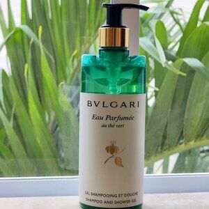 Bvlgari Shampoo and Shower Gel Green Tea New